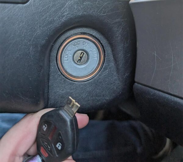 car key broken off in the ignition